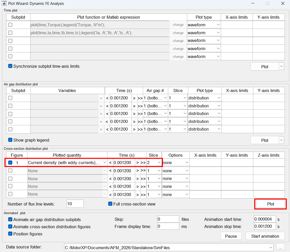 Plot Wizard: Dynamic FE Analysis