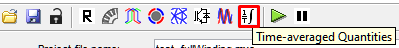 Time-averaged quantities button