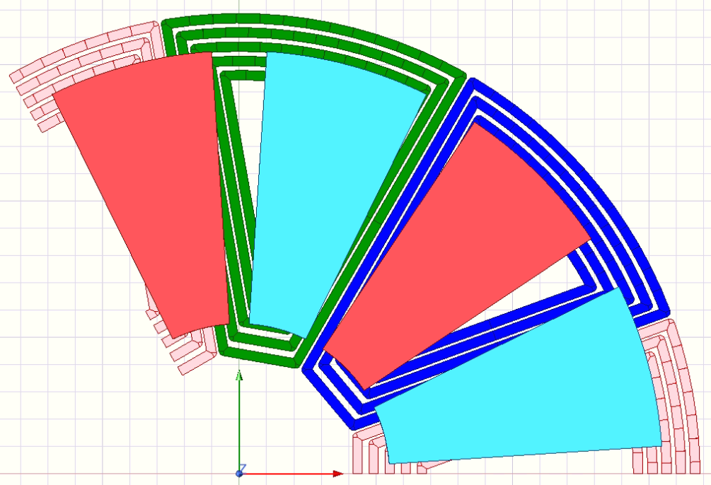 20 mm magnet geometry in Ansys Maxwell 3D