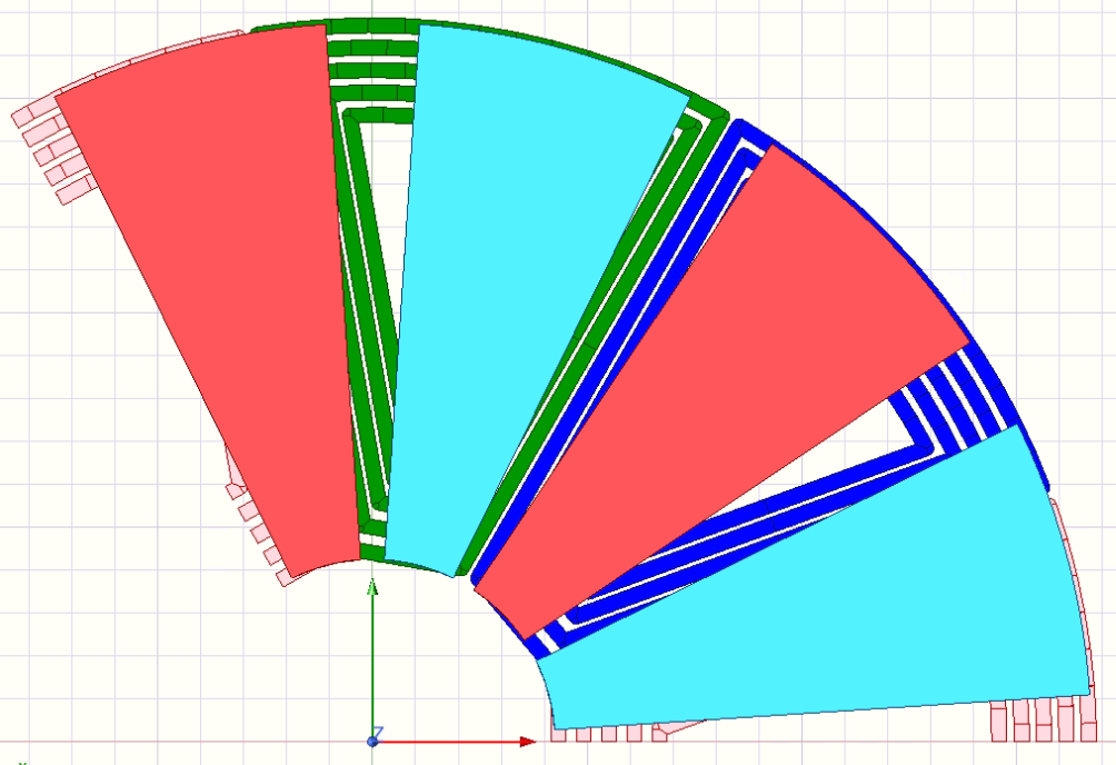 25 mm magnet geometry in Ansys Maxwell 3D