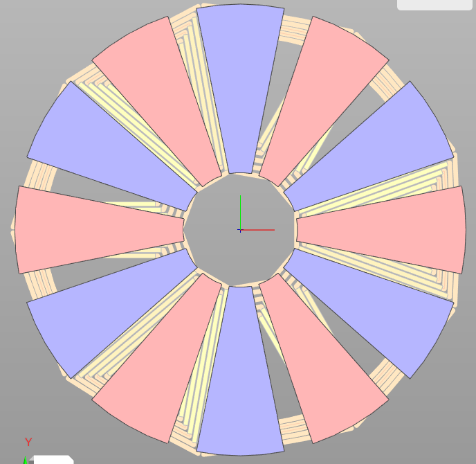 25 mm magnet geometry in MotorXP-AFM