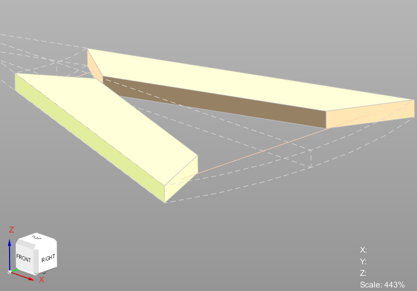 PCB stator geometry generated with the Lumped winding model